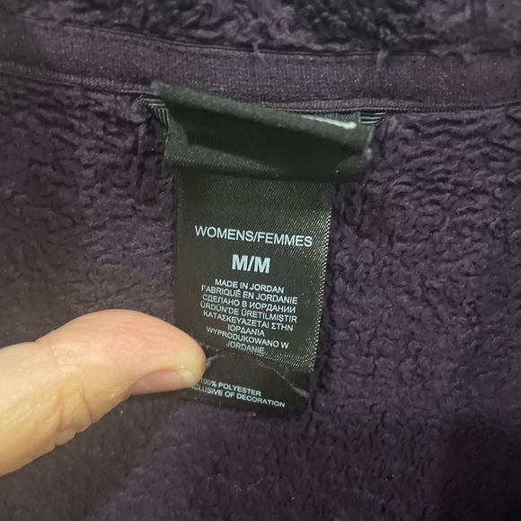 The North Face Osito Fuzzy Fleece Woman’s Medium Purple Jacket - Picture 6 of 11